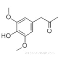 2-propanona, 1- (4-hidroxi-3,5-dimetoxifenilo) CAS 19037-58-2